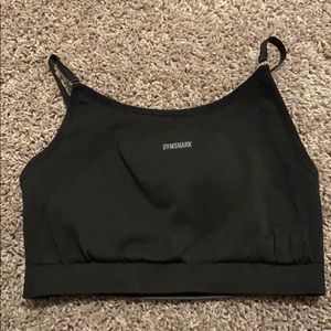 black gymshark bra